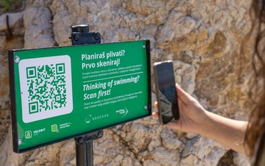 Želite znati je li more dovoljno čisto za kupanje? Dovoljno je očitati QR kod