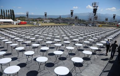 Pripreme za koncert Thompsona u Sinju - 47