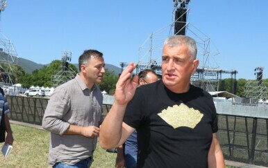 Miro Bulj u obilasku Hipodroma