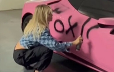 Wanda Nara išarala Lamborghini