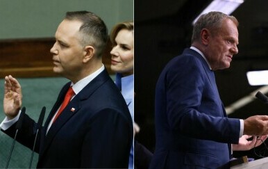 Karol Nawrocki i Donald Tusk