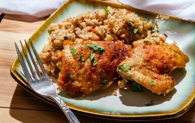 Pileći zabatak u finoj mediteranskoj marinadi recept