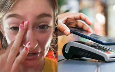 Konobarica Kaylee Silva i beskontaktno plaćanje mobitelom