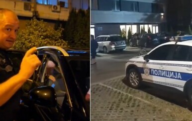 Policija privodi muškarca u Novom Sadu