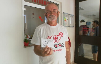 Damir iz Zagreba i Goran iz Makedonije 100. put dali krv: 300 spašenih života