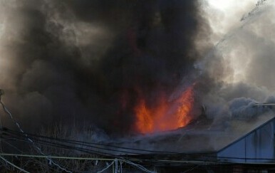 Požar hotela u Srbiji