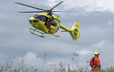 Spašavanje helikopterom, ilustracija