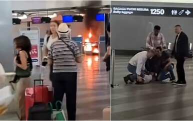Incident u zračnoj luci u Milanu