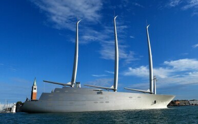 Snimljena jahta Sailing Yacht A Sandre Meljničenko