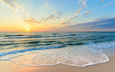 Pješčana plaža, ilustracija