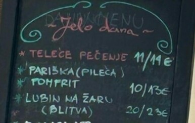 Meni domaćeg restorana nasmijao društvene mreže! Za sve je zaslužan urnebesan naziv jela