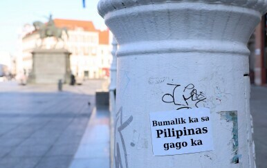 Na zagrebačkom Trgu bana Jelačića pojavila se naljepnica sa zabrinjavajućom porukom