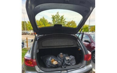 Zapljena na na parkiralištu Tržnice Utrina - 2