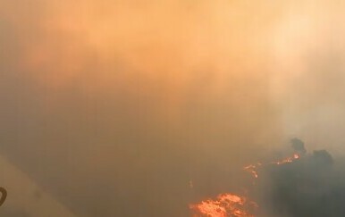 Pogled iz kokpita kanadera, screenshot