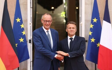 Friedrich Merz i Emmanuel Macron