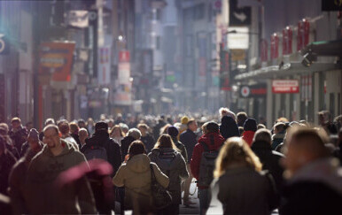 Ljudi na ulici, ilustracija