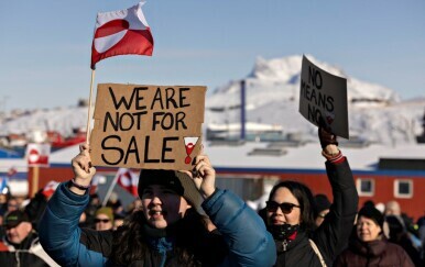 Prosvjednici na Grenlandu