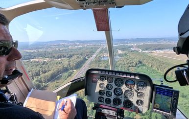 VIDEO Ekipa Nove TV u policijskom helikopteru nadgledala gužve na cestama
