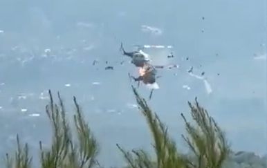 Objavljena snimka sudara dvaju helikoptera u Grčkoj