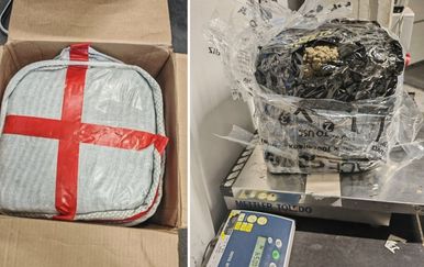 Umjesto ženskih torbi i novčanika u pošiljci bilo 10 kg marihuane