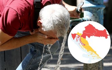 Oglašeno upozorenje zbog velike vrućine, pola Hrvatske je u crvenom