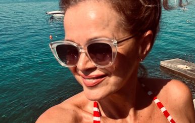 Sandra Bagarić na ljetovanju u Crikvenici