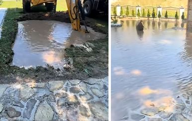 Kopao bazen pa napravio jezero: Publiku iznenadila ovakva pogreška