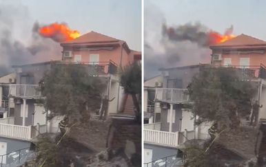Teško jutro: Kuća u plamenu, vatrogasci se bore s požarom
