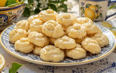 Mekani i mirisni: Recept za prhke talijanske kekse s limunom koji se tope u ustima