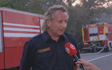 Vatrogasni zapovjednik Stjepan Simović o stanju na Pelješcu