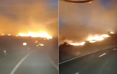 Buknuo požar kod Brbinja na Dugom otoku