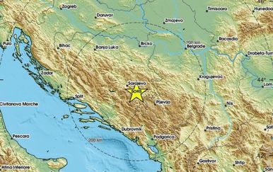 Tri potresa pogodila BiH tijekom noći