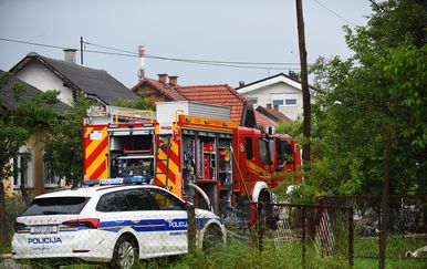 Kamion se zapalio u vožnji, na terenu su vatrogasci, a vatra je zahvatila i šumu
