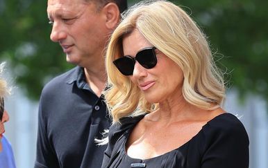 Vanja Horvat na sprovodu bivše svekrve