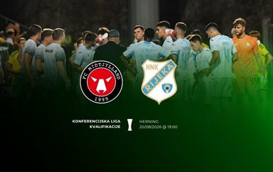 UŽIVO Midtjylland - Rijeka: Prva utakmica play-offa Konferencijske lige