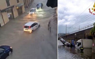 Nakon toplinskih valova stiglo nevrijeme: Poplave u Italiji