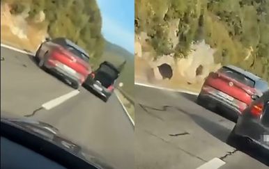 Auto zaustavio nasred ceste pa skoro nastradao