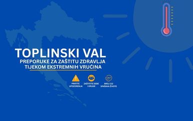 Upaljen narančasti alarm: DHMZ izdao upozorenje na opasan toplinski val