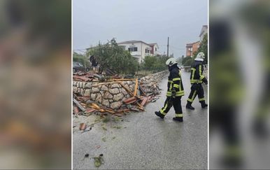 Nevrijeme poharalo Kvarner: Voda se vratila u Rječinu, vatrogasci imali 62 intervencije