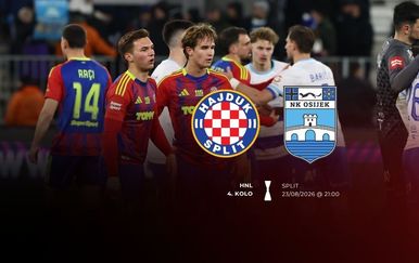 HAJDUK - OSIJEK: Stigli su sastavi! Garcia napravio čak 9 promjena