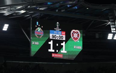 Konferencijska liga: Hearts s igračem manje izbacio Rapid Beč!