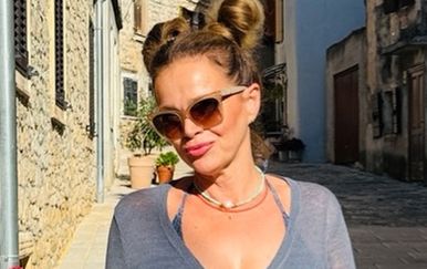 Sandra Bagarić sa suprugom u Balama