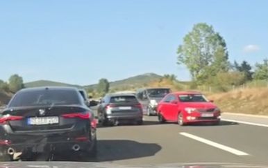 Zbog nesreće na A1 vozači se okreću i voze u suprotnom smjeru
