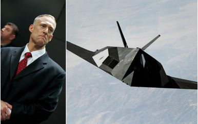 Dale Zelko i F-117 (Foto: Arhiva/AFP)