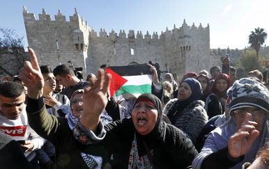 Palestinci protiv Trumpove odluke (Foto:AFP)