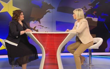 Ministrica europskih fondova Gabrijela Žalac i Sabina Tandara Knezović (Foto: Dnevnik.hr)