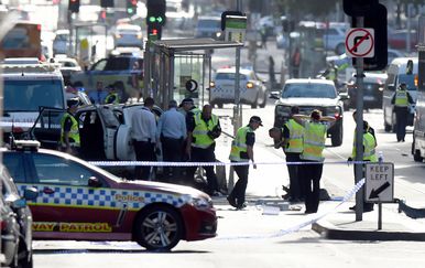 Policija i hitna služba na terenu u Melbourneu (Foto: AFP)