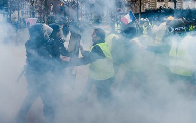 Prosvjedi u Parizu (Foto: AFP) - 1