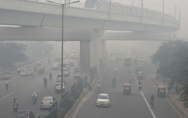 Zagađenost zraka u Kini (Foto: AFP)