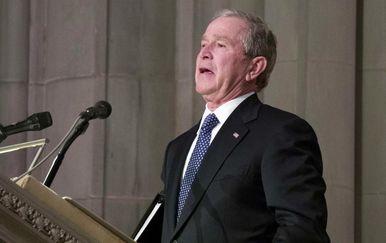 George W. Bush održao dirljiv govor o svojem ocu (Foto: AFP) - 10